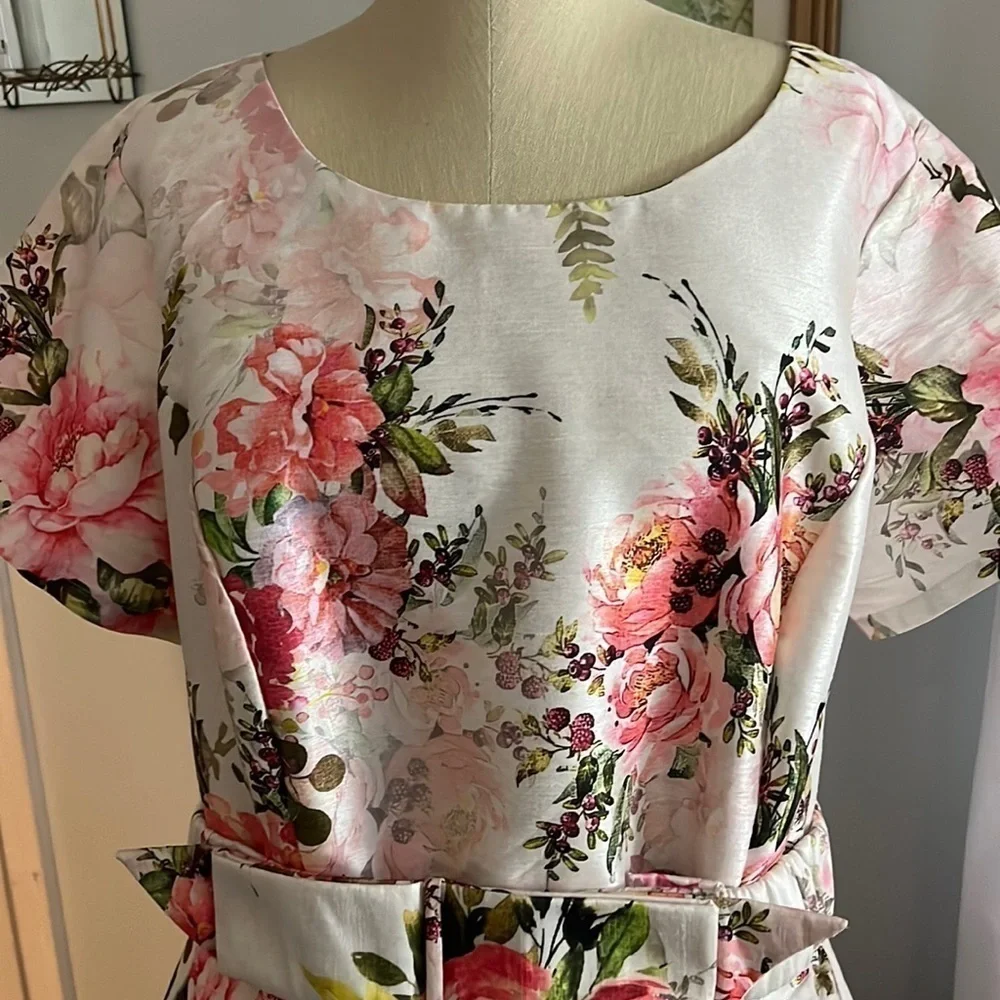 Wayward Fancies eShakti Floral Flowey Dress Size 2X 20W